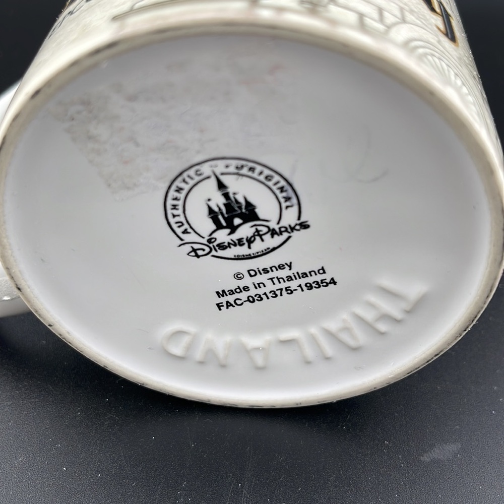 Rare Disney Epcot Germany Pavilion "Willkommen!" Mickey and Minnie Mouse Mug - Picture 3 of 3
